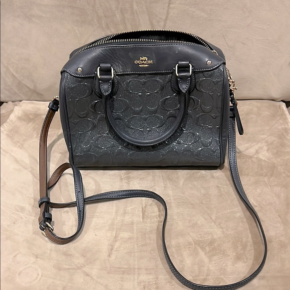 COACH Mini Bennet Embossed Bag